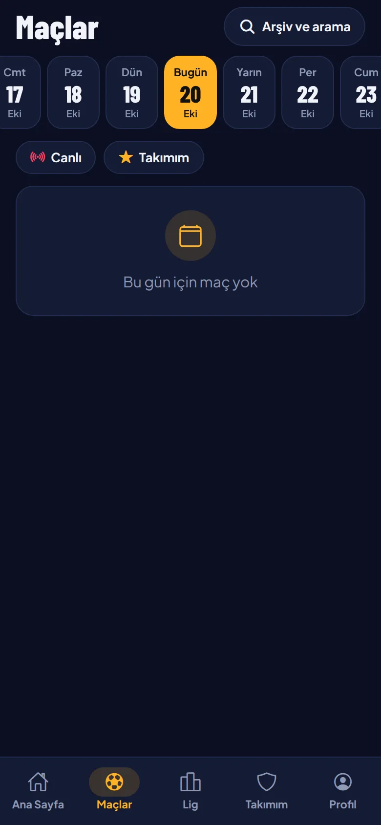 Maçlar