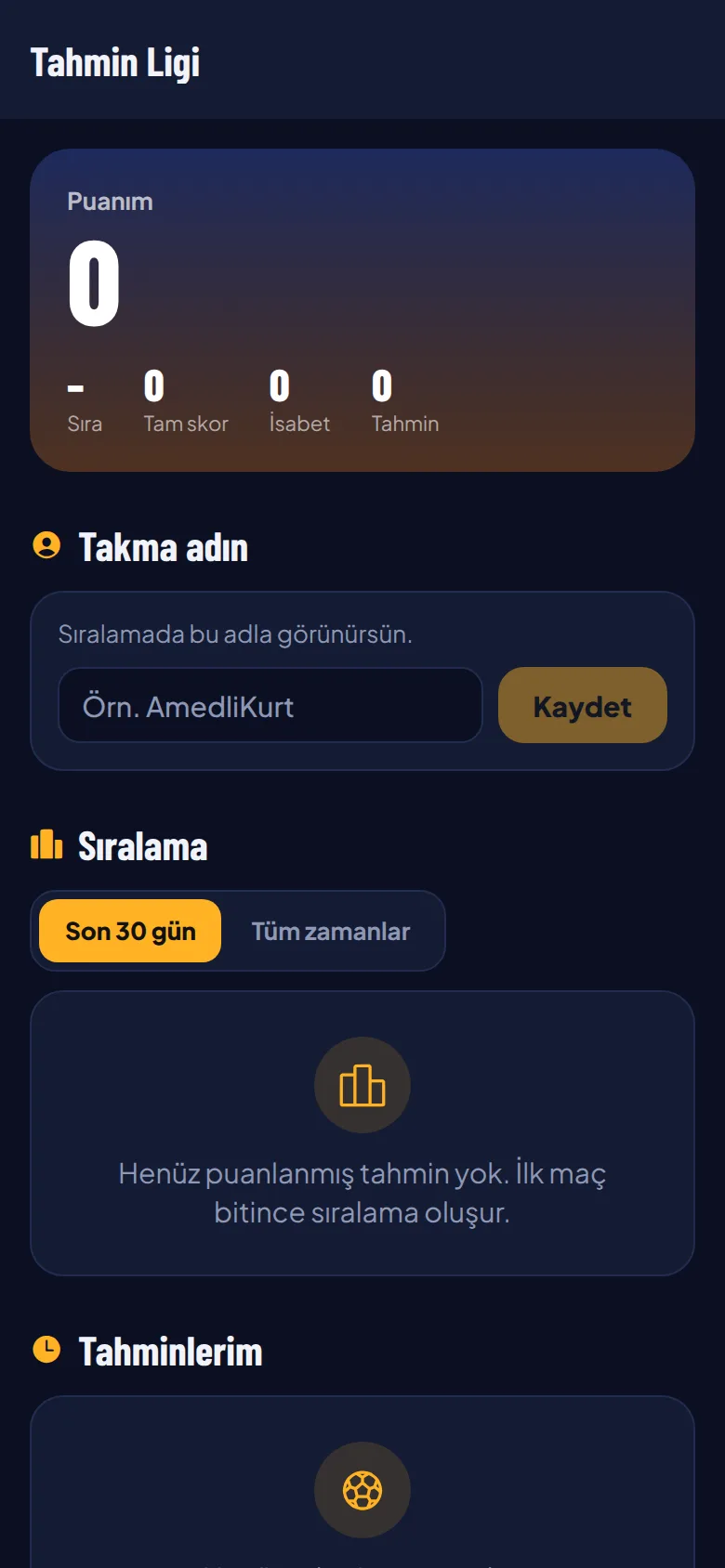 Tahmin Ligi